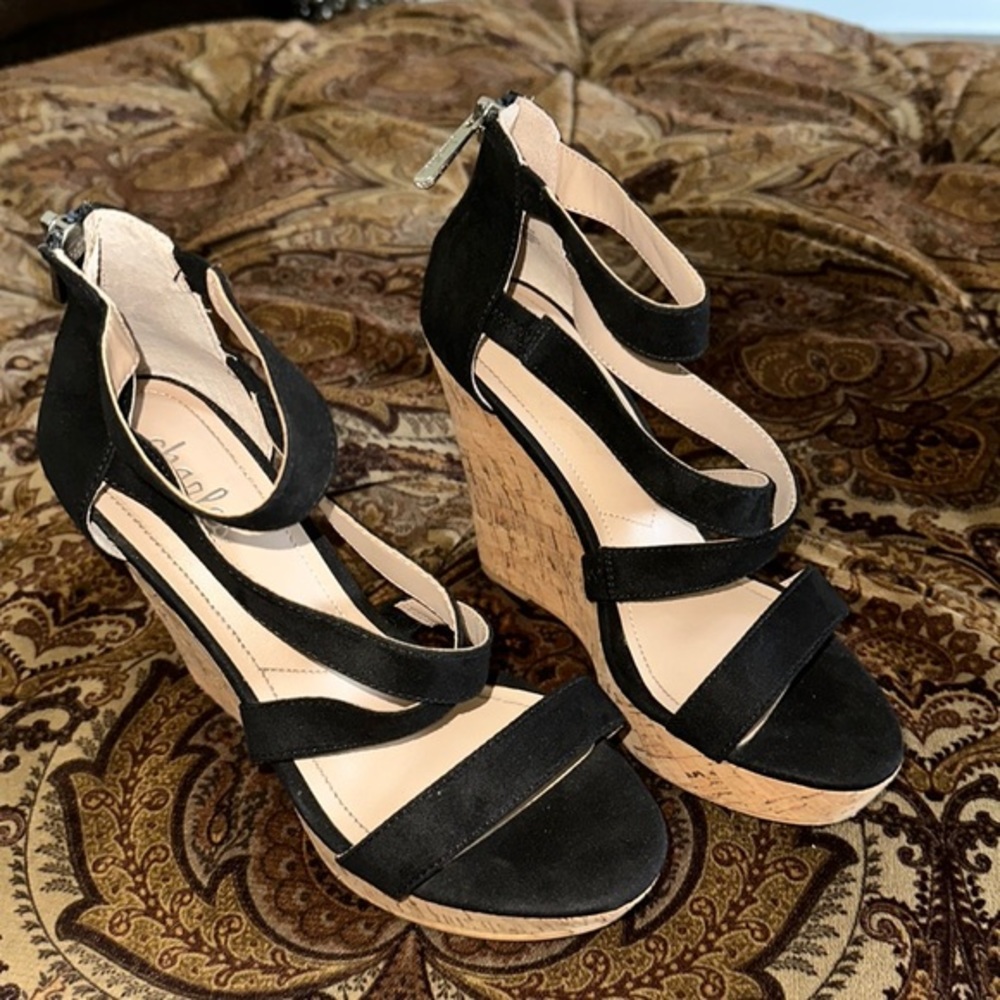 CHARLES by Charles David cork wedge